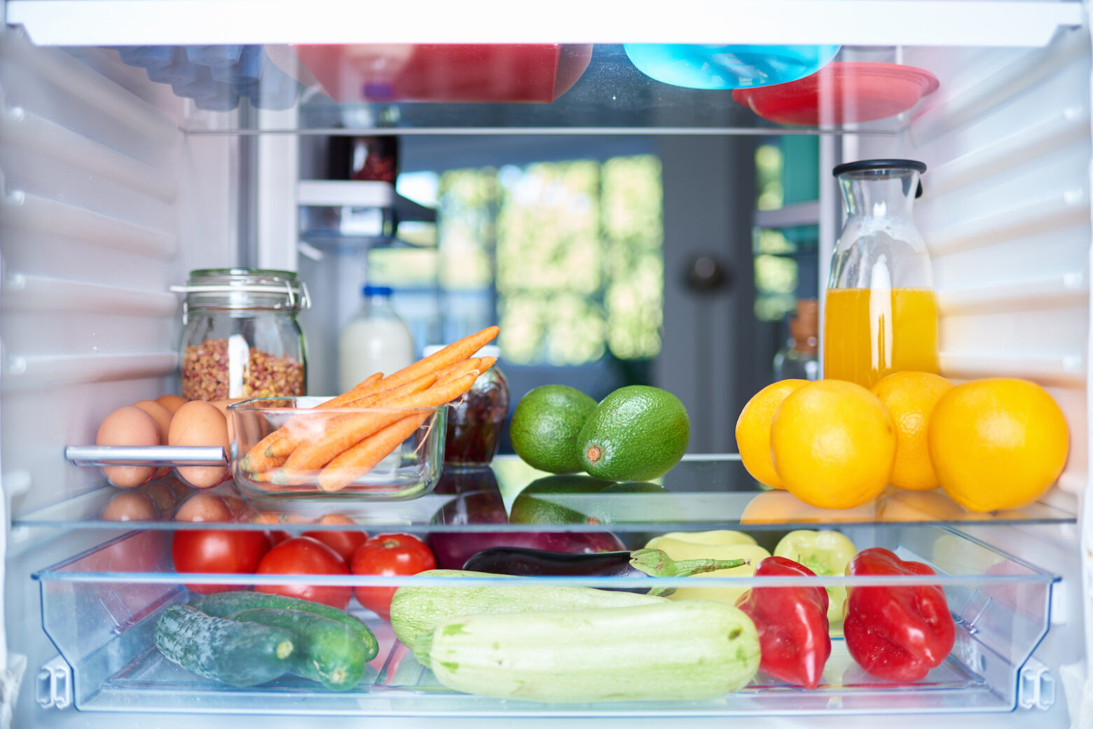 fridge full of Paleo foods