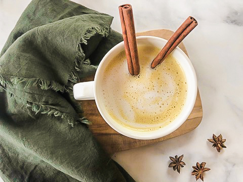 Paleo Chai Latte with Turmeric