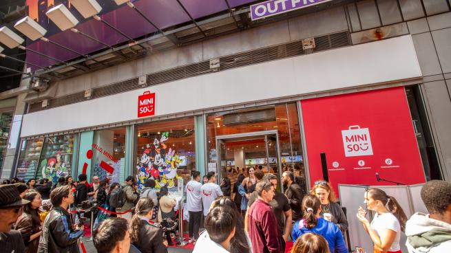 Miniso has opened a flagship at 5 Times Square.