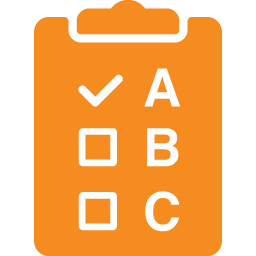 a checklist on a clipboard