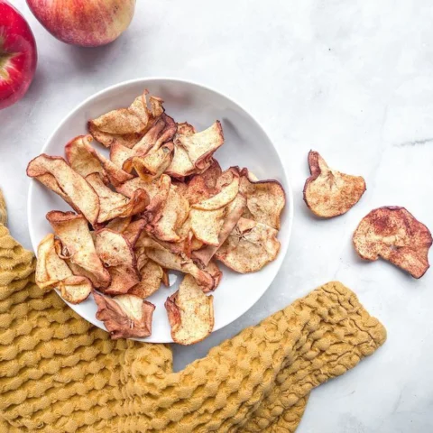 air fryer spiced apple